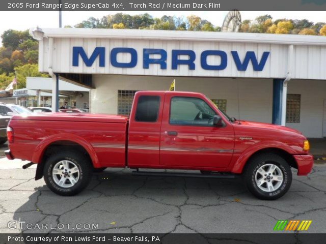 2005 Ford Ranger Edge SuperCab 4x4 in Torch Red