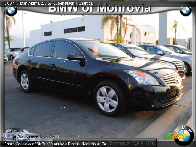 2007 Nissan Altima 2.5 S in Super Black