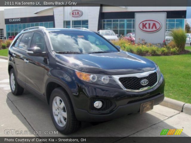 2011 Kia Sorento LX in Ebony Black