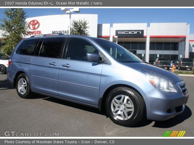2007 Honda Odyssey EX-L in Ocean Mist Metallic