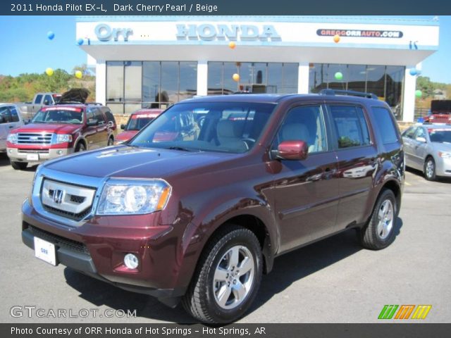 2011 Honda Pilot EX-L in Dark Cherry Pearl