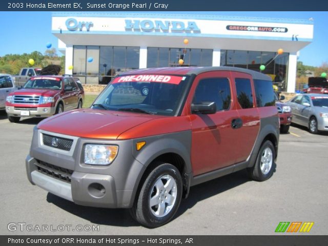 2003 Honda Element EX in Sunset Orange Pearl