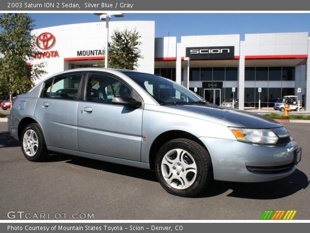 2003 Saturn ION 2 Sedan in Silver Blue