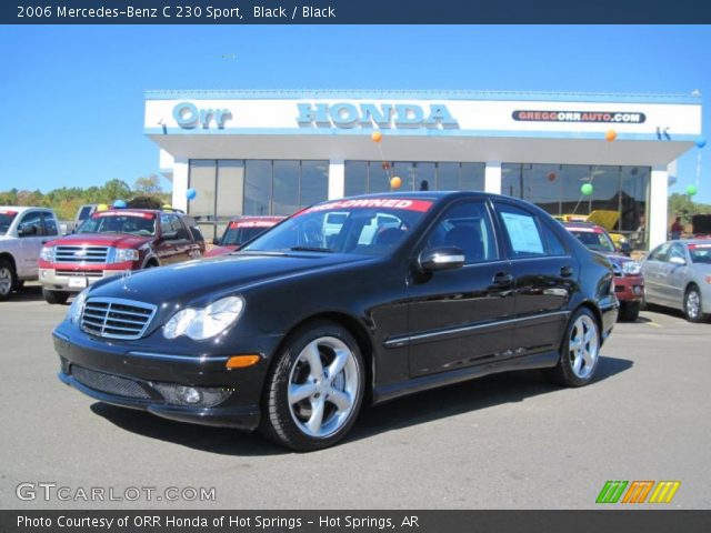 2006 Mercedes-Benz C 230 Sport in Black