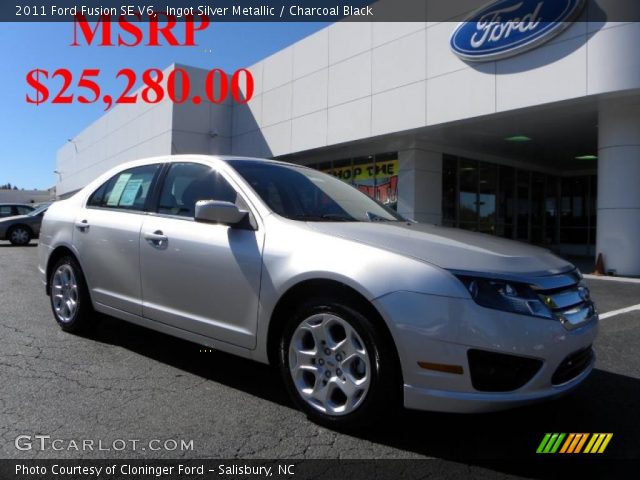 Ingot Silver Metallic 2011 Ford Fusion SE V6 with Charcoal Black interior 2011 Ford Fusion SE V6 in Ingot Silver Metallic 2011 Ford Fusion Silver. Ingot Silver Metallic 2011 Ford Fusion SE V6 with Charcoal Black interior 2011 Ford Fusion SE V6 in Ingot Silver Metallic