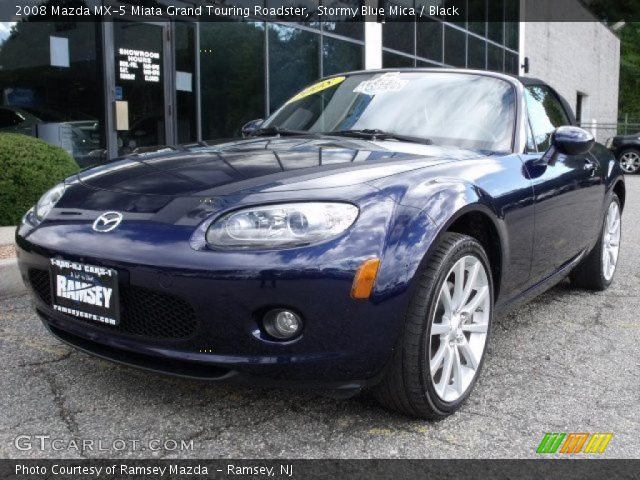 2008 Mazda MX-5 Miata Grand Touring Roadster in Stormy Blue Mica