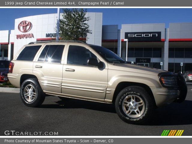 1999 Jeep Grand Cherokee Limited 4x4 in Champagne Pearl