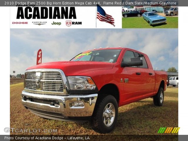 2010 Dodge Ram 2500 Big Horn Edition Mega Cab 4x4 in Flame Red