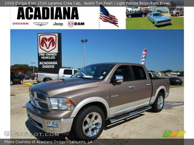 2009 Dodge Ram 1500 Laramie Crew Cab in Austin Tan Pearl