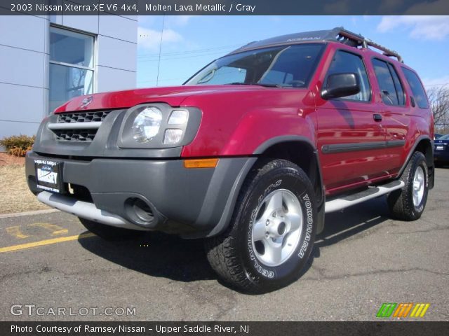 2003 Nissan Xterra XE V6 4x4 in Molten Lava Metallic