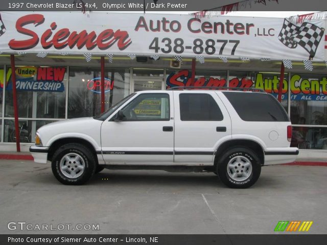 1997 Chevrolet Blazer LS 4x4 in Olympic White