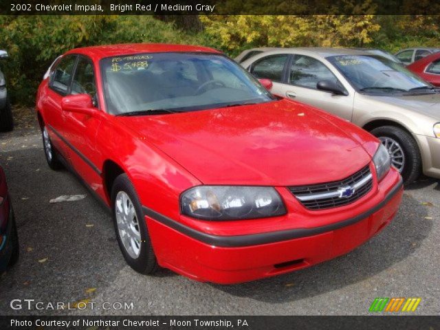 2002 Chevrolet Impala  in Bright Red
