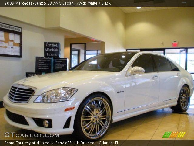 2009 Mercedes-Benz S 63 AMG Sedan in Arctic White