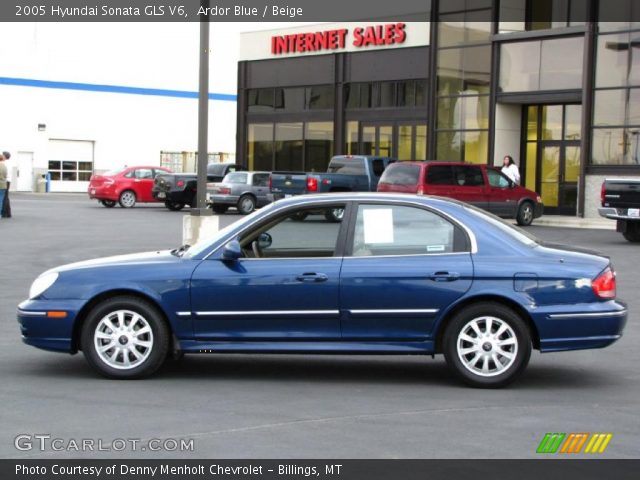 2005 Hyundai Sonata GLS V6 in Ardor Blue