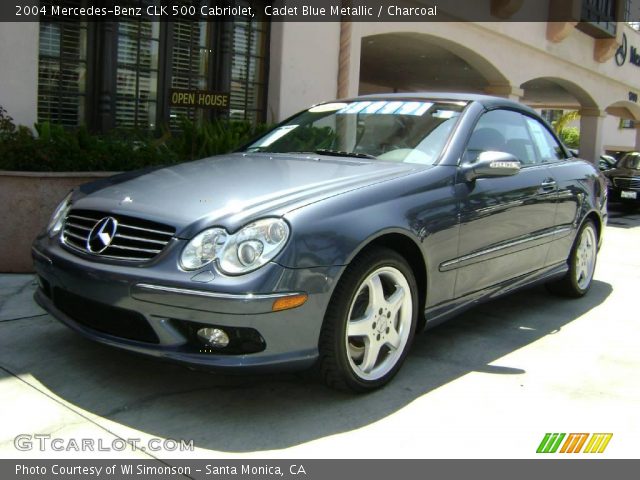 2004 Mercedes-Benz CLK 500 Cabriolet in Cadet Blue Metallic