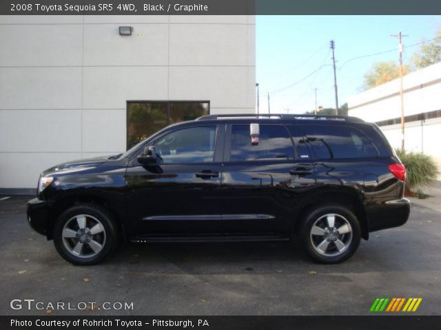 2008 Toyota Sequoia SR5 4WD in Black
