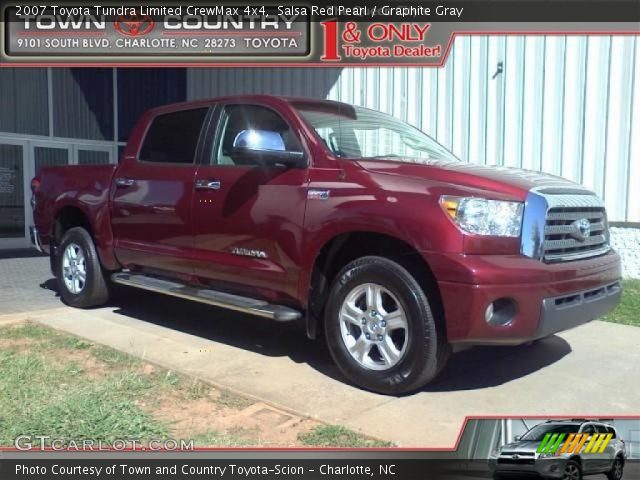 2007 Toyota Tundra Limited CrewMax 4x4 in Salsa Red Pearl