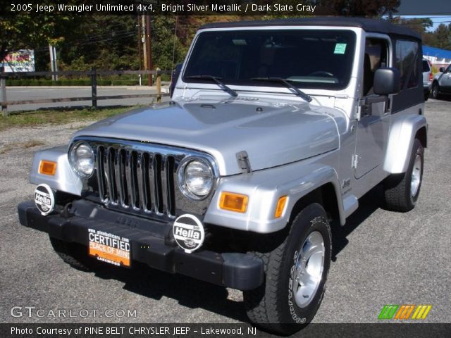 2005 Jeep Wrangler Unlimited 4x4 in Bright Silver Metallic