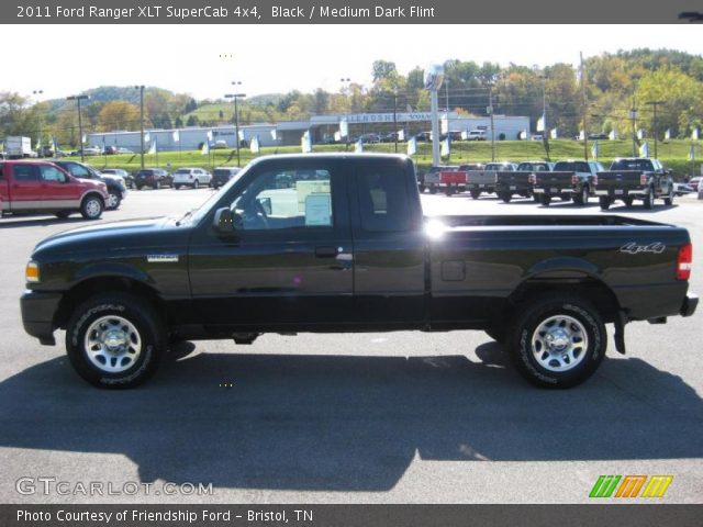 2011 Ford Ranger XLT SuperCab 4x4 in Black