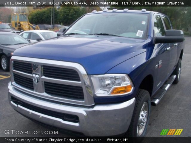 2011 Dodge Ram 2500 HD SLT Crew Cab 4x4 in Deep Water Blue Pearl