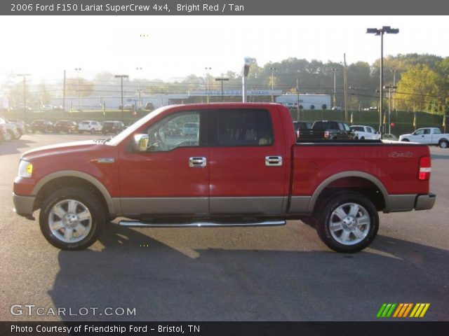 2006 Ford F150 Lariat SuperCrew 4x4 in Bright Red