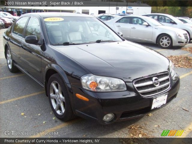2003 Nissan maxima se black #3