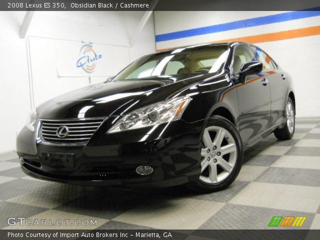 2008 Lexus ES 350 in Obsidian Black