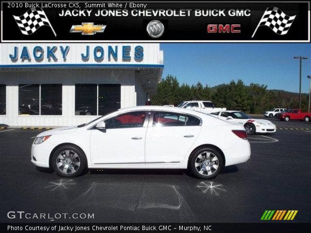 2010 Buick LaCrosse CXS in Summit White