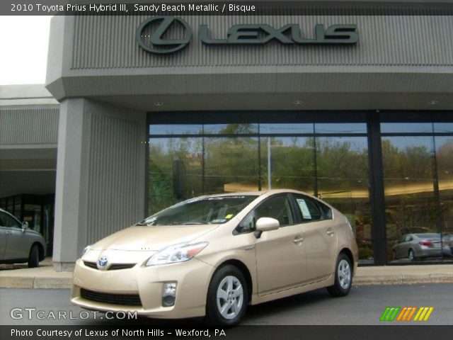 2010 Toyota Prius Hybrid III in Sandy Beach Metallic