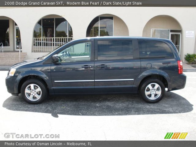 2008 Dodge Grand Caravan SXT in Modern Blue Pearl