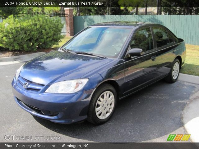 2004 Honda Civic LX Sedan in Eternal Blue Pearl