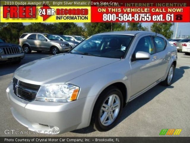 2010 Dodge Avenger R/T in Bright Silver Metallic