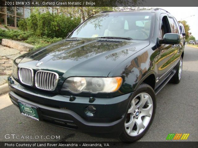 2001 BMW X5 4.4i in Oxford Green Metallic