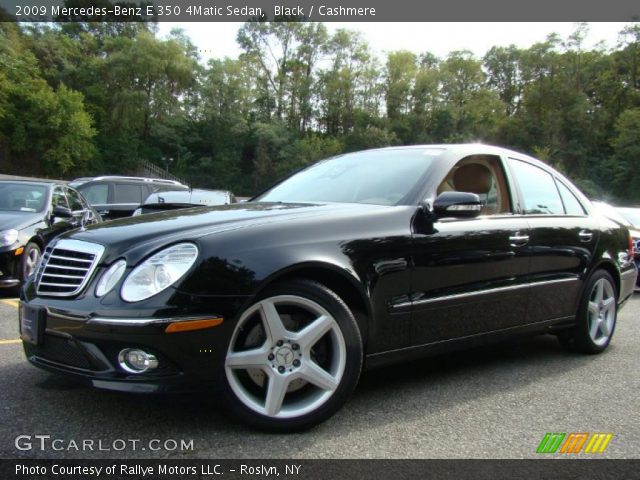 2009 Mercedes-Benz E 350 4Matic Sedan in Black