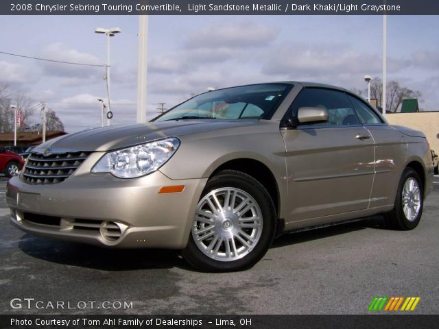 2008 Chrysler Sebring Touring Convertible in Light Sandstone Metallic