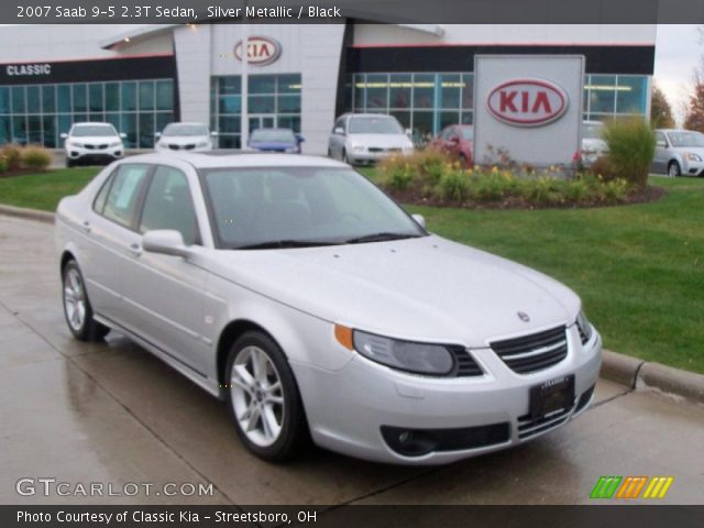 2007 Saab 9-5 2.3T Sedan in Silver Metallic