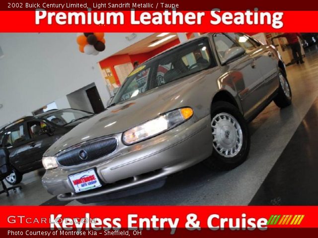 2002 Buick Century Limited in Light Sandrift Metallic