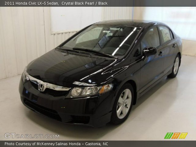 2011 Honda Civic LX-S Sedan in Crystal Black Pearl
