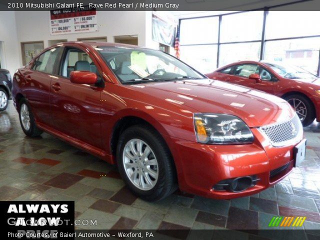 2010 Mitsubishi Galant FE in Rave Red Pearl