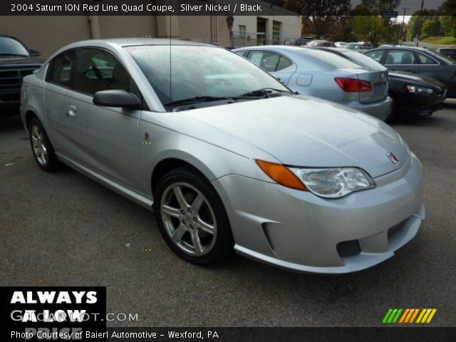 2004 Saturn ION Red Line Quad Coupe in Silver Nickel
