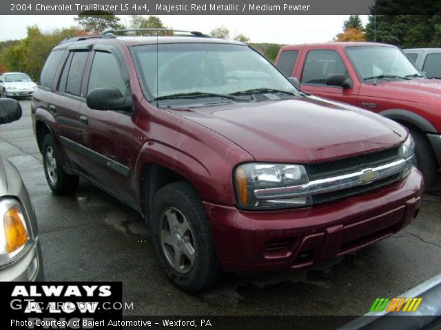 2004 Chevrolet TrailBlazer LS 4x4 in Majestic Red Metallic