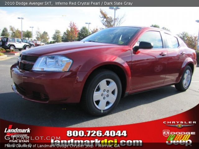 2010 Dodge Avenger SXT in Inferno Red Crystal Pearl
