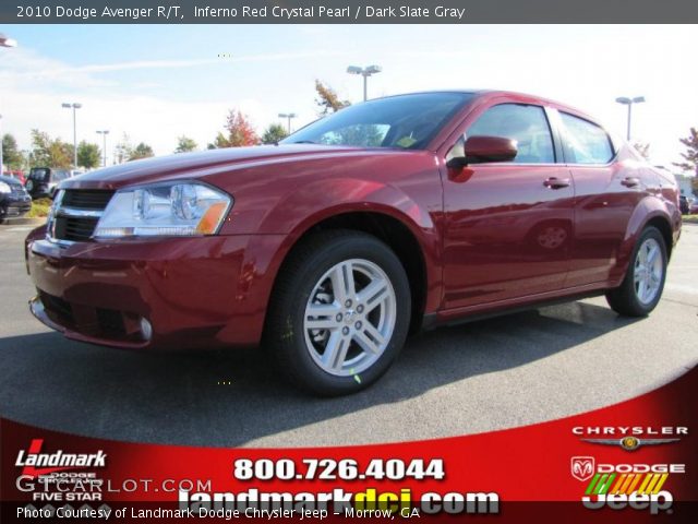 2010 Dodge Avenger R/T in Inferno Red Crystal Pearl