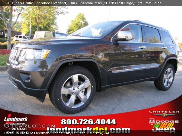 2011 Jeep Grand Cherokee Overland in Dark Charcoal Pearl