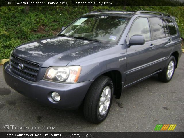 2003 Toyota Highlander Limited 4WD in Bluestone Metallic