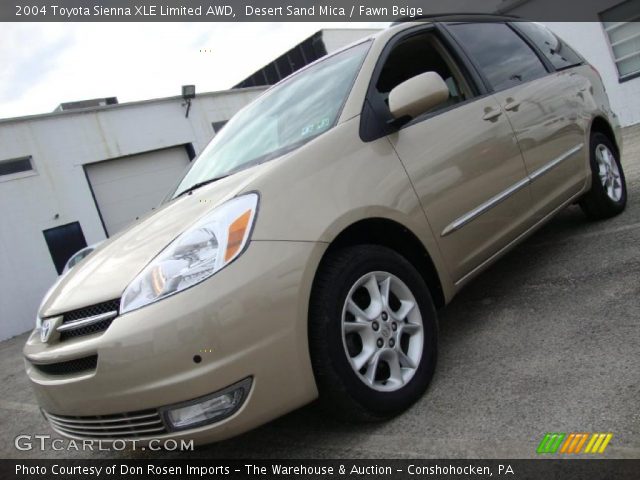 2004 Toyota Sienna XLE Limited AWD in Desert Sand Mica