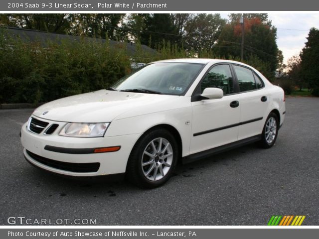 2004 Saab 9-3 Linear Sedan in Polar White