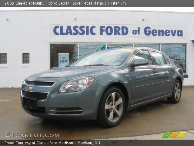 2009 Chevrolet Malibu Hybrid Sedan in Silver Moss Metallic
