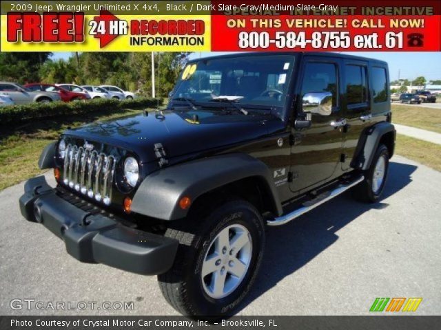 2009 Jeep Wrangler Unlimited X 4x4 in Black