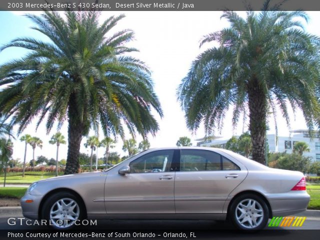 2003 Mercedes-Benz S 430 Sedan in Desert Silver Metallic